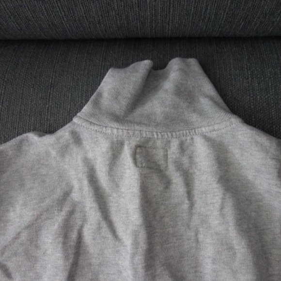 Diesel Only the Brave Gray Zip Up Sweater with Pockets Made in Bulgaria Size L - Picture 12 of 16